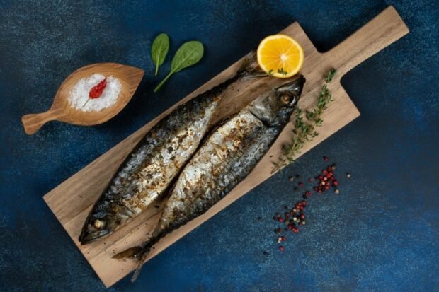 Baked mackerel in the oven