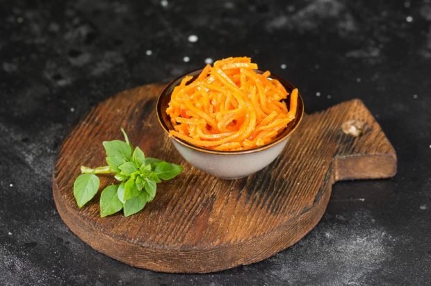 Carrot in Korean with wine vinegar