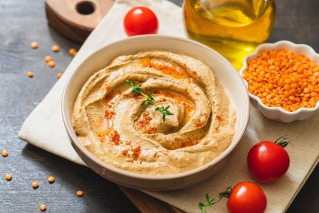 Humus from lentils