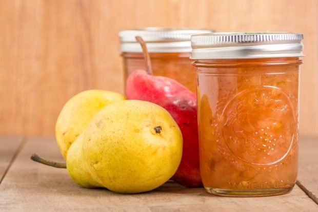 Jam from pears with agar-agar