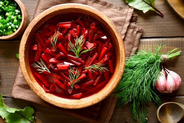 Lenten Ukrainian borsch