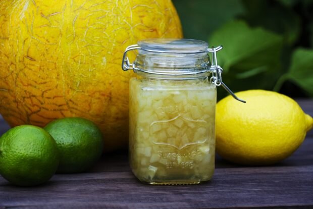 Melon jam with lemon for the winter