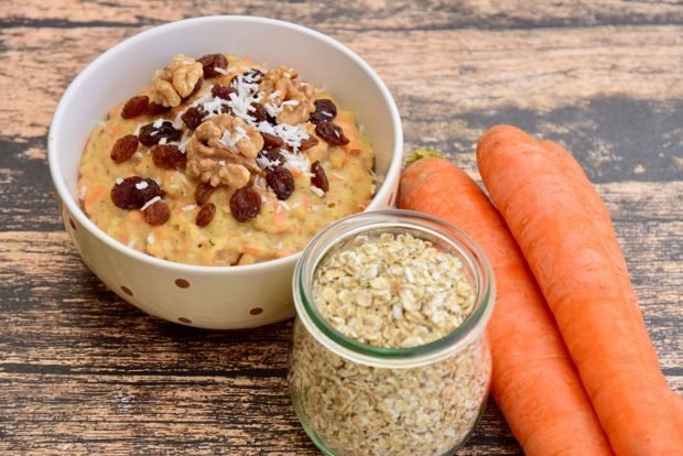 Oatmeal with carrots