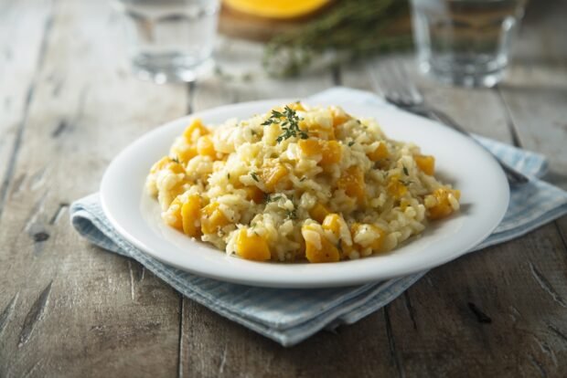 Risotto with pumpkin