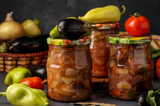 Ten salad of eggplant for the winter