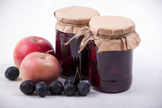 Tern and apples jam